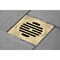 Kingston Brass BSF4262AB Watercourse Symmetric 4" Square Grid Shower Drain, Brass BSF4262AB - alternate 4